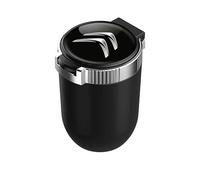 ONEMAJI Car Ashtray for Citroen C1 2005-2013 2014-2022, ABS Cigarette Holder Smell Proof Portable Mini Bin Windproof Detachable Cup Holder