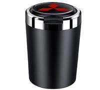 ONEMAJI Car Ashtray for Mitsubishi Space Star Bj. ab 2020, ABS Cigarette Holder Smell Proof Portable Mini Bin Windproof Detachable Cup Holder