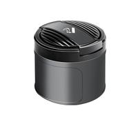 ONEMAJI Car Ashtray for Volvo S60 2014-2023, Portable Ashtray with Lid Smell Proof Flame Retardant High Temperature Resistant Cigarette Butt Bucket,Black