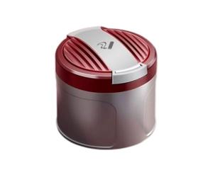 ONEMAJI Car Ashtray for VW Jetta Vi 2011-2018, Portable Ashtray with Lid Smell Proof Flame Retardant High Temperature Resistant Cigarette Butt Bucket,Red