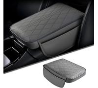 ONEMAJI Car Centre Console Cover for Xpeng G6 2024 2025, Armrest Cushion Console Lid Protector Elbow Support Pad Leather Scratch Protector Padding Centre Console,A