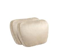ONEMAJI Car Neck Pillow for Adam Antara Astra J K L Combo Corsa D E F Crossland X, Ergonomic Cervical Relief Soft Interior Accessory Breathable Headrest Cushion Neck Support Pad,Beige-2pc