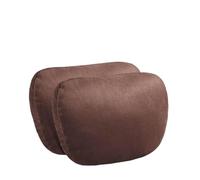 ONEMAJI Car Neck Pillow for Karl Rocks 2018-2019, Ergonomic Cervical Relief Soft Interior Accessory Breathable Headrest Cushion Neck Support Pad,Coffee-2pc
