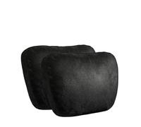 ONEMAJI Car Neck Pillow for Volvo XC40 2019-2022 2023 2024, Ergonomic Cervical Relief Soft Interior Accessory Breathable Headrest Cushion Neck Support Pad,Black-2pc