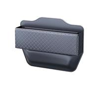 ONEMAJI Car Seat Gap Organizer for Dacia Dokker/Duster Van/Jogger Extreme/Lodgy Stepway/Logan 2000-2024 Premium PU Leather Seat Gap Filler Car Front Seat Storage Box with Large Capacity,Black
