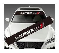 ONEMAJI Car Windscreen Sunstrip for Citroen Jumpy III XS 2016-2026, Car Front Rear Window Windshield Decal Sticker Window Banner Decal Styling Decoration Sticker