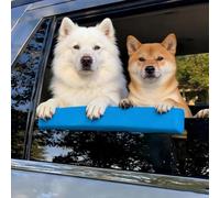 ONEMAJI Dog Car Window Chin Rest Cushion for Mercedes Benz A-Class W176 A250 A45 A180 A200 2013-2018, Soft Foam Pet Window Seat Support Comfortable Pad Protector Neck & Throat Protection,Blue