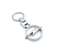ONEMAJI Key Rings for Opel Combo E X19 I 2018-2025, Anti-Lost Key Rings with Logo Emblems Personalised Licence Plate Keychain Car Decoration Accessories Men Women