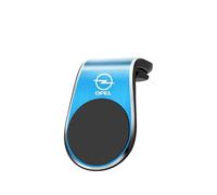 ONEMAJI Magnetic Mobile Holder for Opel Insignia B Grand Sport Tourer Wagon 2017-2022, L Type Strong Suction Mount Blocking Dashboard Air Vent Smartphone Cradle Bracket,Blue