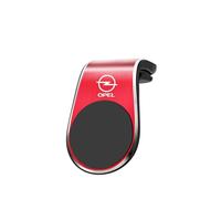ONEMAJI Magnetic Mobile Holder for Opel Insignia Grand Sport (B) 2017-2020, L Type Strong Suction Mount Blocking Dashboard Air Vent Smartphone Cradle Bracket,Red