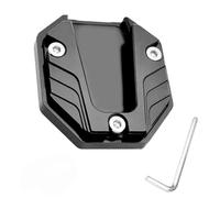 ONEMAJI Motorcycle Kickstand Pad for Piaggio MP3 530 Exclusive 530 2023-2025, Side Stand Extension Enlarger Plate Rest Base Protector Guard Motorbike Parts,Black