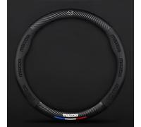 ONEMAJI Steering Wheel Cover for Mazda MX-5 Miata NA NB NC ND 1990-2019 2020 2021 2022 2023, Car Protector Sleeve Vehicle Wrap Guard Shield Grip Skin Case Casing Jacket Layer Cap Shell Hood,Black