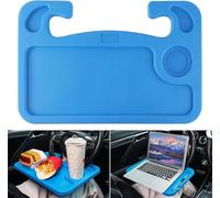 ONEMAJI Steering Wheel Desk for Hyundai Ioniq 5 N 2024-, Multifunctional Vehicle Eating Tray Portable Auto Laptop Mount in Automotive Office Work Table,Blue