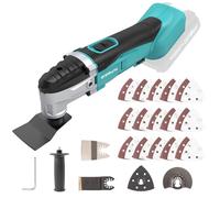 ONEMANA 18V Oscillating Multi-Tool, 18000RPM 6 Variable Speed Multitool Cordless, for Cutting Wood Drywall Nails Removing Grout & Sanding (Tool Only)