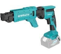 ONEMANA Placo Screwdriver, 2Ah Li-Ion Cordless Electric Screwdriver 0-5000 RPM with Brushless Motor,Fein magaziniert thread (machine only)