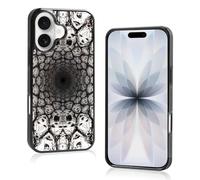 Onemiliayears Non-Slip Cool Halloween Horror Phone case, Scary Ghostface Scream Compatible with iPhone 17 Case for Teen Girls and Boys, Women and Men（17）