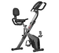 3 In 1 Folding Exercise Bike,Magnetic X-Bike Recumbent Fitness Bike
