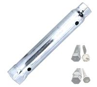 Oneness 369 Heavy-Duty Dual Hex Removal Tool 10In X 1-1/16 Element Socket X 1-1/2 Anode Rod Socket, Rv Water Heater Element Wrench, Residential Water Heater Element Socket
