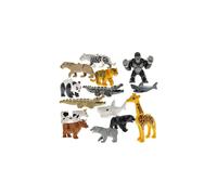 OneNext 14Pcs Idea City Animals Building Blocks Bricks Set Mini Zoo Figures Model Crocodile Panda Shark Various Educational Gift Toys 100% Compatible