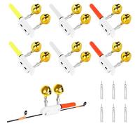 OneNine Glow Sticks Fishing, Pack of 6 Fishing Glow Sticks, Float Glow Stick, LED Glow Sticks, Fishing, Electronic Bite Alarm Fishing, Glow Stick Fishing Accessories