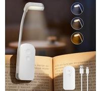 OneNine LED Book Light Clip on Reading Light Book Lamp for Reading at Night with 3 Eye-Protecting Modes, 360° Flexible Folding, USB-C Charging LED Book Light for Reading in Bed Ideal for Book Lovers