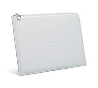 OneNine5 Eco-Friendly 13-inch Grey Laptop Sleeve with a Vegan Leather Outer, Plastic-Free Coconut Fibre Padding and 100% Recycled Plastic Lining, for MacBook & iPad