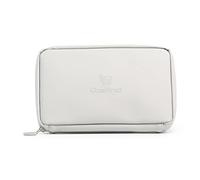 OneNine5 Eco-Friendly Essentials Pouch, Moeraki Grey. Organiser & Bag for Makeup, Cosmetics, Tech, Wires, Valuables & Everyday Accessories. Vegan Leather & 100% Recycled Plastic Lining.