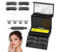 OneNyx 3-in-1 Eye Stamp Kit, Lower Lash & Eyeliner Stamp Set for Women，#1 | Waterproof & Smudge-Proof, Interchangeable Stamp Heads, Dual-Tone Ink, Compact Travel Box, Mole Dotter Tool, Quick Glam