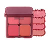OneNyx Blush Palette, 4-Shade Multi-Purpose Face Blush Makeup for Women，#3 | Buildable Blendable Shades, Travel-Friendly Compact, Multi-Use For Cheeks/Eyes/Lips, Soft Filter Finish, Daily & Party Looks