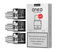 Oneo Pod - 3 Pack, Leakproof Side Filling Pods Compatible With Oneo Kit Only, Magnetic Connection with PCTG Construction, 2ml Cartridge No Nicotine (0.8 Ohm)