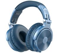 OneOdio Bluetooth Over Ear Headphones, 110 Hrs Wireless/Wired Stereo Sound Foldable Headsets with Deep Bass 50mm Neodymium Drivers for PC/Phone/Tablet - Studio Wireless Pro C, Sky Blue