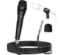 OneOdio Microphone for Singing Wired Microphone Dynamic Karaoke Microphones 16.4ft XLR Cable Vocal Cardioid Metal Handheld Mic for Recording,Party Karaoke Singing, Wedding,Outdoor Activity