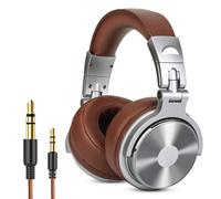 Oneodio Pro 30 Professional Studio DJ Headphones With Microphone Over Ear Wired Earphones HiFi Monitors Foldable Gaming Headset Pro-30