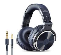 OneOdio Pro10 DJ Headphones, Professional Studio Headphones, Wired Headphones, Monitor Headphones, Perfect Sound for Synthesizer PC Tablet Smartphone (Navy)