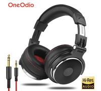 Oneodio Wired Headphones Professional Studio Pro 10/30/50 DJ Headphones With Microphone Over Ear HiFi Hi-Res Monitor Headset Pro-10-Blue