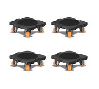 ONEON Furniture Mover with Wheels - Add Connect Bearings Wheel Dolly 4 Pack | 360° Rotation Wheels Furniture Dolly for Moving Sliding Heavy Furniture, Appliances, 660 LB Max Load Capacity