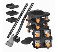 ONEON Furniture Movers with Wheels & Lifter Set, 360° Rotation Upgrated Wheels Axle Contains Bearings Furniture Mover Dolly, 660 Lbs/300 Kg Capacity, for Moving Heavy Item, Refrigerator, Sofa, Cabinet
