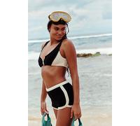 ONEONE Genesis Terry Boyshort Surf Bottoms at Free People in Black, Size: Small - female