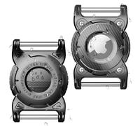 ONEONTA 2 Pack Airtag Dog Collar Holder, Waterproof, Ultra-Durable, Fits 1" Width Collar