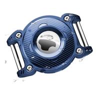 ONEONTA Compatible with AirTag Dog Collar Holder | for AirTag Holder for Dog Collar Waterproof with Removable Metal Loop, Sturdy, Lightweight, Fit 3/4" Width, 3mm Thick Small Dog Collars, Blue