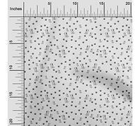 oneOone Cotton Poplin Fabric Paw & Dalmatian Dog Print Sewing Fabric BTY 42 Inch Wide