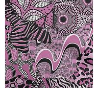 oneOone Cotton Poplin Pink Fabric Abstracts Abstract Fabric for Sewing Printed Craft Fabric by The Meter 56 Inch Wide