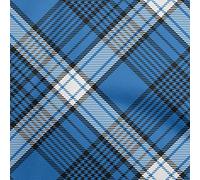 oneOone Cotton Poplin Twill Blue Fabric Tartan Sewing Fabric by The Yard Printed DIY Clothing Sewing Supplies 56 Inch Wide