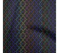 oneOone Cotton Poplin Twill Medium Blue Fabric Dot Fabric for Sewing Printed Craft Fabric by The Yard 56 Inch Wide