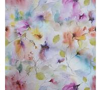 oneOone Polyester Spandex Multicolor Fabric Abstract Watercolor Floral Quilting Supplies Print Sewing Fabric by The Yard 56 Inch Wide