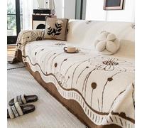 OnePiece Brown Sofa Cover Washable AllSeason Slipcover for Universal Sofas 180x150cm/71x59in Perfect for Living Rooms Bedrooms Offices and Vacation Homes