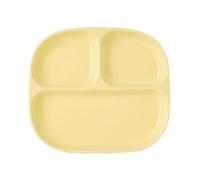 OnePine Healthy Eating Ceramic Plate, Square Balance Diet Plate with 3 Compartment, Portion Control Plates for Adults Weight Loss