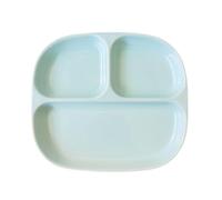 OnePine Healthy Eating Ceramic Plate, Square Balance Diet Plate with 3 Compartment, Portion Control Plates for Adults Weight Loss