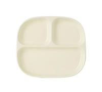 OnePine Healthy Eating Ceramic Plate, Square Balance Diet Plate with 3 Compartment, Portion Control Plates for Adults Weight Loss