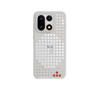 OnePlus 15 Magnetic Case - Gray | Customizable Grid Design | Breathable Hole Pattern | Shockproof Protection | N52 Strong Magnetic Ring | Slim Fit Cover